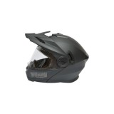 Casca motocross integrala negru mat cu viziera transparenta si ochelari de soare, marimea L Lion Cod: DISTM86 Automotive TrustedCars