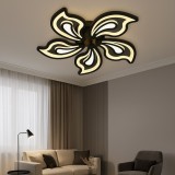 Lustra Led Cu Telecomanda , Design Floral, 150W, Lumina Reglabila 3000&ndash;6500K