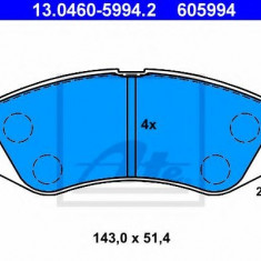 Set placute frana,frana disc DAEWOO NUBIRA Limuzina (KLAJ) (1997 - 2016) ATE 13.0460-5994.2