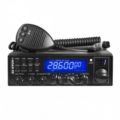 Resigilat : Statie radioamatori CRT SS 6900 N BLUE CB, AM, FM, USB, CW, PA, 28-29. foto