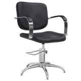 Cumpara ieftin Scaun salon, negru, piele ecologică