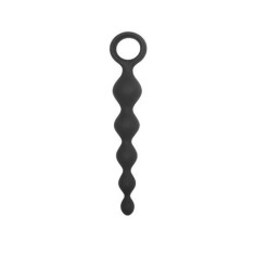 Bile Anale Lust, Silicon, Negru, 12.5 cm, Mokko Toys
