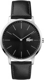 Cumpara ieftin Ceas pentru barbati Lacoste 2011016, analog, cu quartz, curea din piele, negru - RESIGILAT