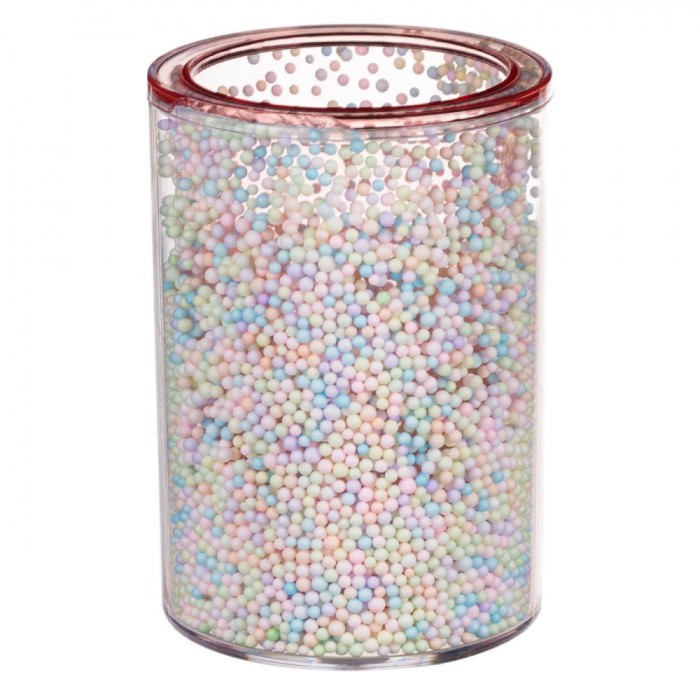 Suport Pixuri, Rotund, Plastic, Culori Pastel, Diametru 8cm, &Icirc;nălțime 11cm