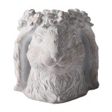 Cumpara ieftin Ghiveci flori piatra bej auriu Iepuras 16x18x18 cm
