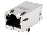 Soclu RJ45 Ecranat PoE cu LED 8P8C