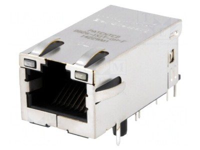 Soclu RJ45 Ecranat PoE cu LED 8P8C foto