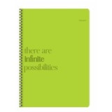 Caiet A5 cu spira, 120 file matematica, 80g/mp, coperta carton