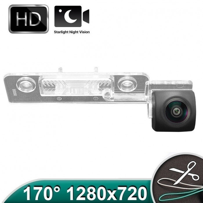 Camera marsarier HD, unghi 170 grade cu StarLight Night Vision Skoda Octavia 2 (2004 - 2008), Octavia 3 Hatchback - FA9036