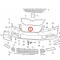 Bara fata Skoda Superb (3v), 05.2015-07.2019, cu locas pt spalator si asistenta la parcare; gata de vopsit (fara primer), Aftermarket