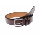 Curea barbati eleganta, din piele naturala, visinie 3.5 cm - DR1250VIS