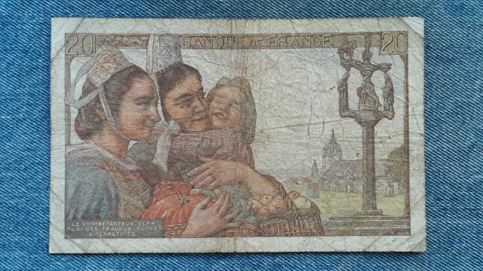 20 Francs 1950 Franta / seria 64853