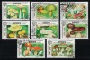 MONGOLIA 1990 - Ciuperci / serie completa, Stampilat