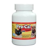 Pasteur Pro-Cal, Supliment Nutritiv C&acirc;ini și Pisici, 60 comprimate. Calciu, Fosfor, Vitamina D3. Creștere, Gestatie, Lactatie