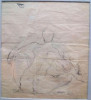 Ion Grigore Popovici (1907-1946) - Nud cu Spatele, 39x35 cm, Tablou cu Certificat Autenticitate