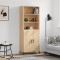 Gossi dulap inalt, stejar sonoma, 69,5x34x180 cm, lemn compozit