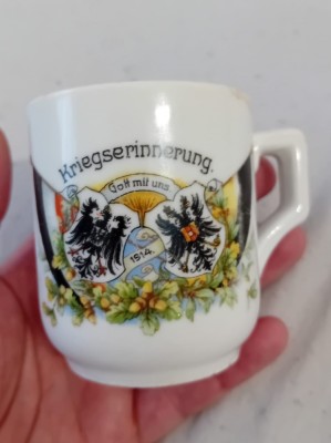 Cana, cescuta portelan WW1 Germania foto