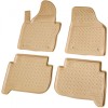 Covorase Cauciuc 3D Tip Tavita Bej VW Touran 1T (2003-2015) Set 4 Bucati Premium Recambo