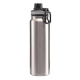 Sticla termos metalica Pufo Camping pentru bauturi, izoterm, 500 ml, gri