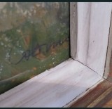 Pictura in ulei, Primavara, Muntele Tampa vazut de pe Dealul Melcilor