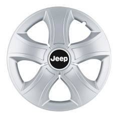Set 4 Capace Roti 14 inchi (R14) Bis Gri, Compatibile Cu Jeep