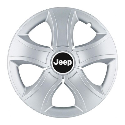 Set 4 Capace Roti 16 inchi (R16) Bis Gri, Compatibile Cu Jeep foto