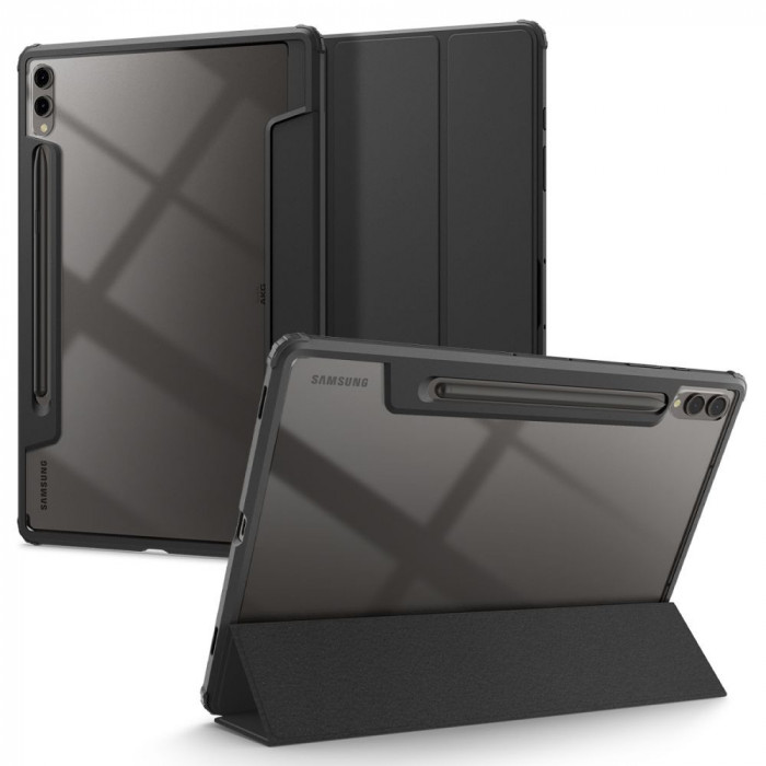 Husa pentru Samsung Galaxy Tab S9 Plus Spigen Ultra Hybrid Pro Negru