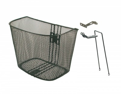Cos Bicicleta Fier 35x25x26cm Negru Cod:588160011RM foto