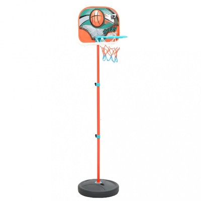 vidaXL Set de joc de baschet portabil, reglabil, 133-160 cm foto