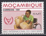 Mozambic 1981 - Anul Internațional al Persoanelor cu Dizabilități, MNH, Nestampilat
