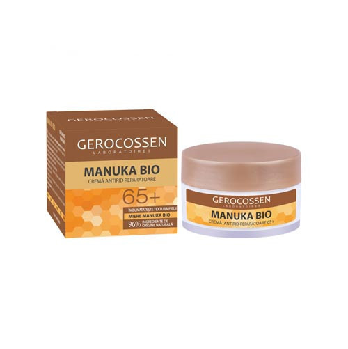 Crema antirid reparatoare Manuka Bio 65+, 50 ml, Gerocossen