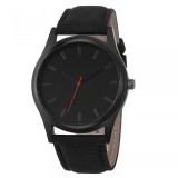 Cumpara ieftin Ceas Dama Elegant Negru Metope, Curea Piele Eco, Analog, Quartz, Diametru 4cm, Unisex, Garantie 24 Luni
