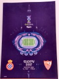 Program meci fotbal RCD ESPANYOL-FC SEVILLA (finala Cupa UEFA (16.05.2007)