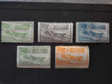 Caisorii 1903 - 5b, 15b, 25b, 40b, 50b MH - falsuri de epoca, Nestampilat