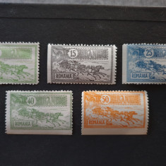 Caisorii 1903 - 5b, 15b, 25b, 40b, 50b MH - falsuri de epoca