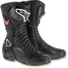 Ghete Moto Alpinestars Stella SMX-6 V2 Vented Boots, Negru/Roz/Alb, Marime 38