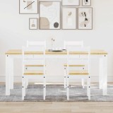 Gossi set de sufragerie din 5 piese panama din lemn masiv de pin alb