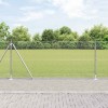 VidaXL &Icirc;ngrădire cu st&acirc;lpi Argintiu 0.8 x 10 m Oțel