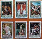 BURUNDI--&#039;&#039;PICTURI RELIGIOSE CELEBRE-PASTE&#039;- SET complet 6val.-MNH NESTAMP. -Calitate EXTRA, Nestampilat