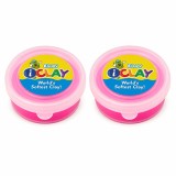 Cumpara ieftin Pachet 2 plastiline pentru modelaj artistic, efect neon intens, 2 x 18 g, roz neon
