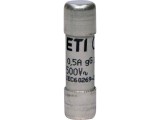 Siguranta fuzibila cilindrica 0.5A CH10X38 gG 500V Eti 002651011