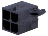 Soclu cablu-placă Mega-Fit 5,7mm 4 pini 23A THT