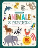 Animale de pretutindeni. Carte cu sunete - Carte educativa pentru copii