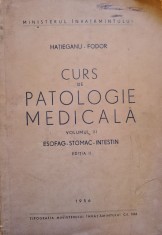 Curs De Patologie Medicala Vol. 3 (esofag-stomac-intestin) - Hatieganu-fodor , B1097