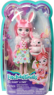 ENCHANTIMALS PAPUSI CU ANIMALUTE BREE BUNNY SI TWIST SuperHeroes ToysZone foto