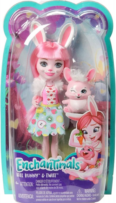 ENCHANTIMALS PAPUSI CU ANIMALUTE BREE BUNNY SI TWIST SuperHeroes ToysZone