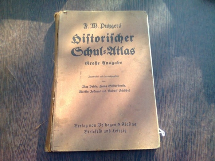 ATLAS GEOGRAFIC IN LIMBA GERMANA