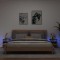 vidaXL Noptiere cu lumini LED, 2 buc., lemn vechi, 40x39x48,5 cm 857659