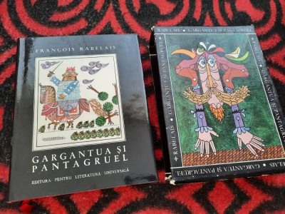 Gargantua si Pantagruel -Francois Rabelais,EDITIE DE LUX,CU ETUI DE PASTRARE foto
