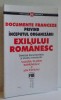 Documente franceze privind &icirc;nceputul organizării exilului rom&acirc;nesc
